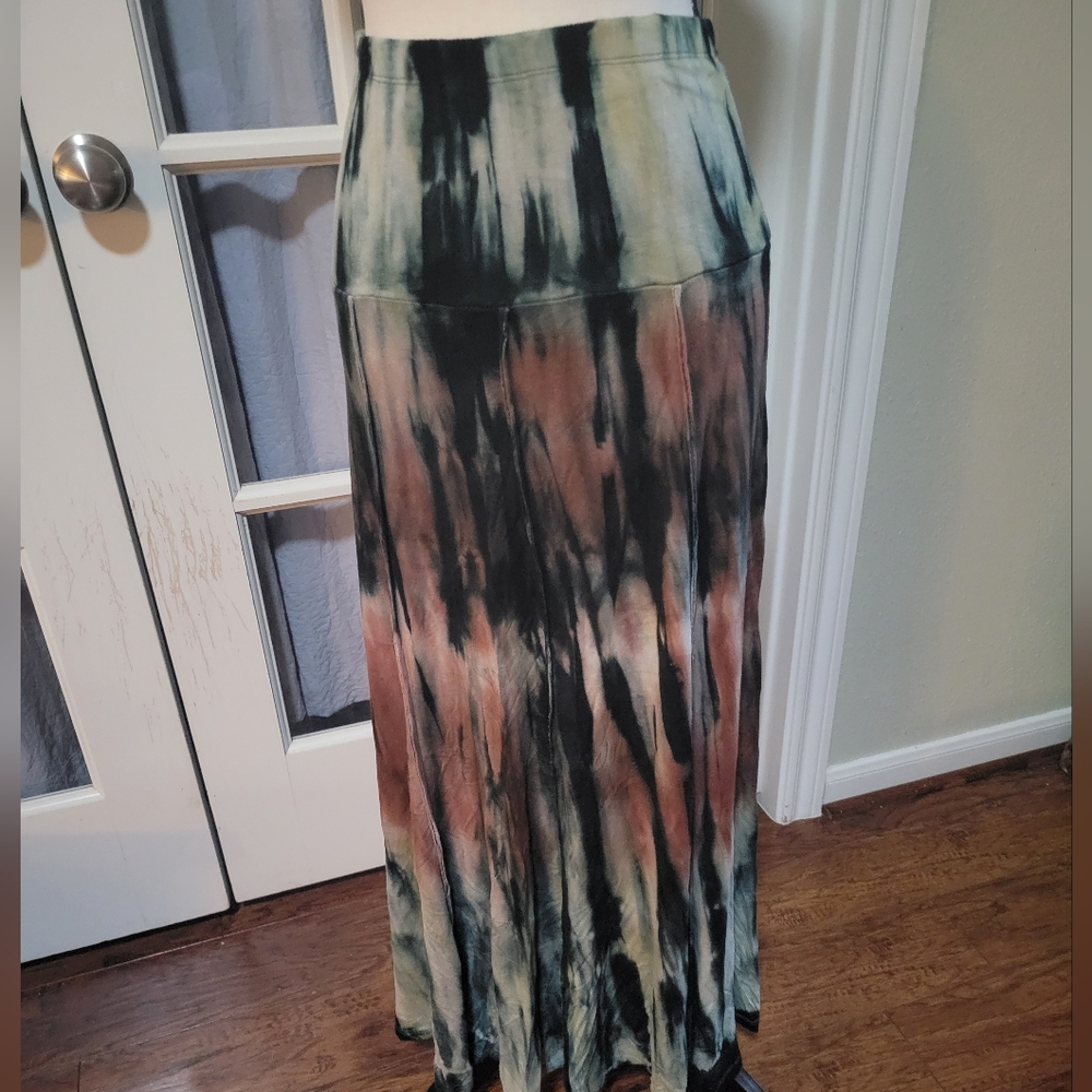 Karen Kane Multicolor Tie-Dye Maxi Skirt